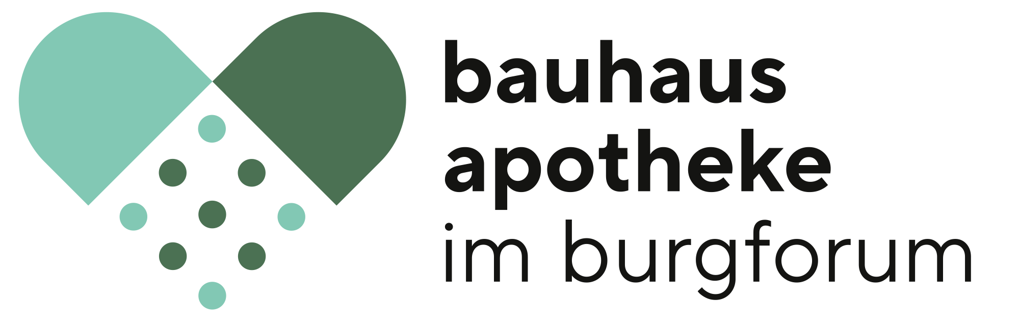 Bauhaus Apotheke im Burgforum